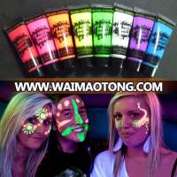 2017 new UV GLOW NEON FACE AND BODY PAINT PARTY FACE PAINT