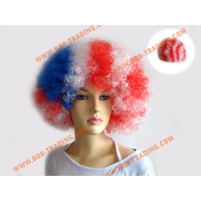 bob trading nice service football fan wig/hair football fans hat