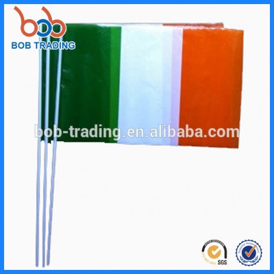 High Quality Eco-Friendly PE / PVC / PAPER Mini Hand Flag Hand Banner