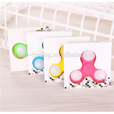 Promotion Gift LED Light Hand Spinner ABS 2 minutes Color Change Finger Spinner