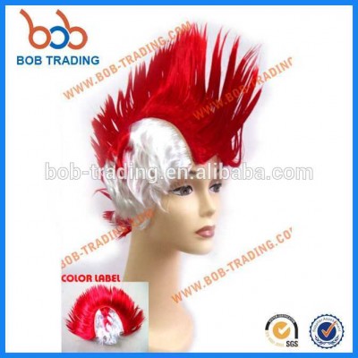 2018 eco-friendly female cosplay wig carnival clown wigs